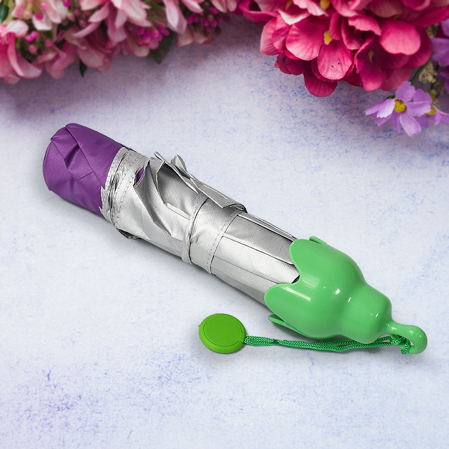 Vegetable shaped Folding Umbrella, Plastic Case Creative Fashion Folding Mini Sun Shade Rain Umbrella, Unique Umbrella, Sun & UV Protection, Cute Design (1 Pc) Vegetable shaped Folding Umbrella, Plastic Case Creative Fashion Folding Mini Sun Shade Rain Umbrella, Unique Umbrella, Sun & UV Protection, Cute Design (1 Pc)